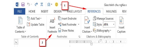 References-Footnote