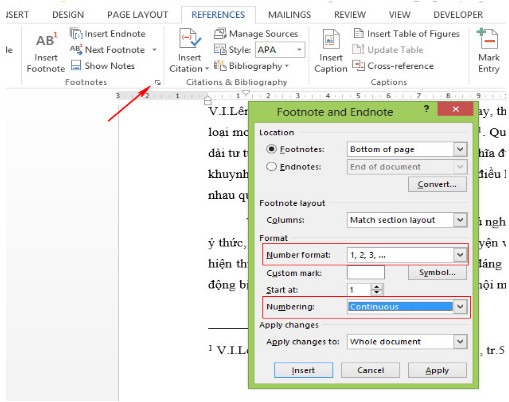 Footnote-endnote