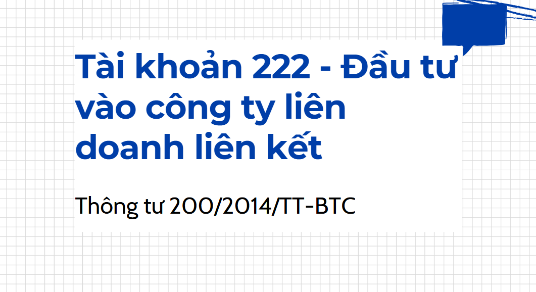Tài khoản 222