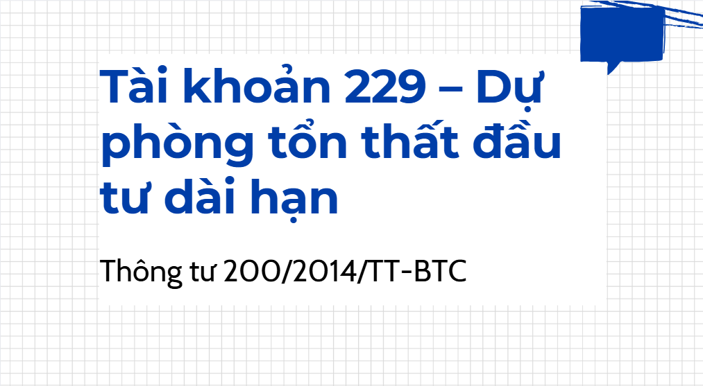 Tài khoản 229