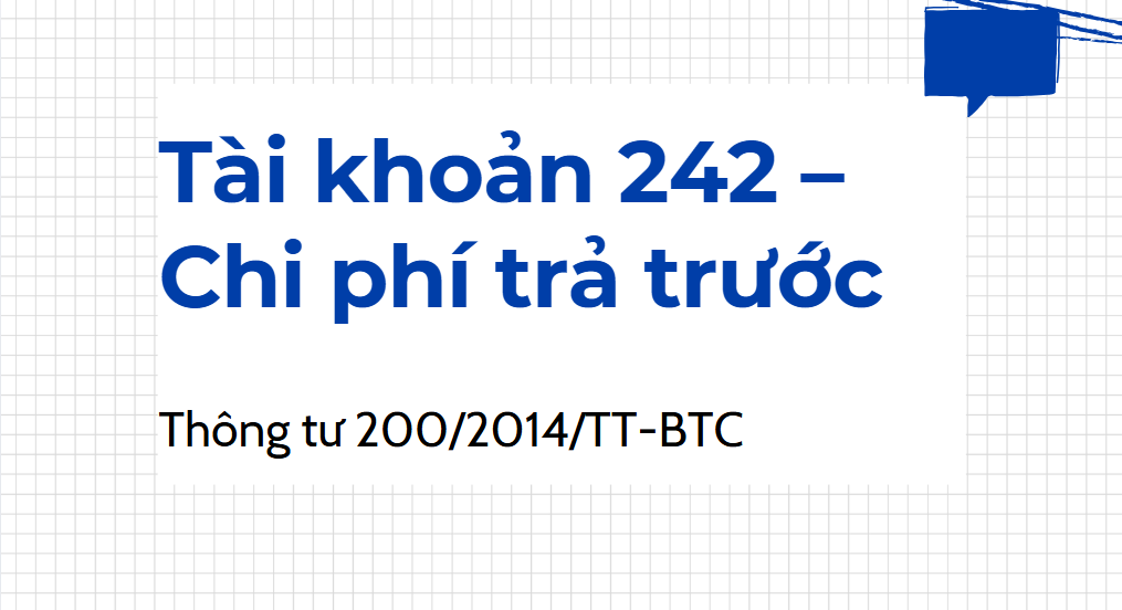 Tài khoản 242